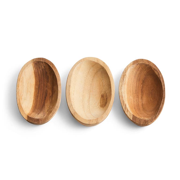 Wooden bowl | oval