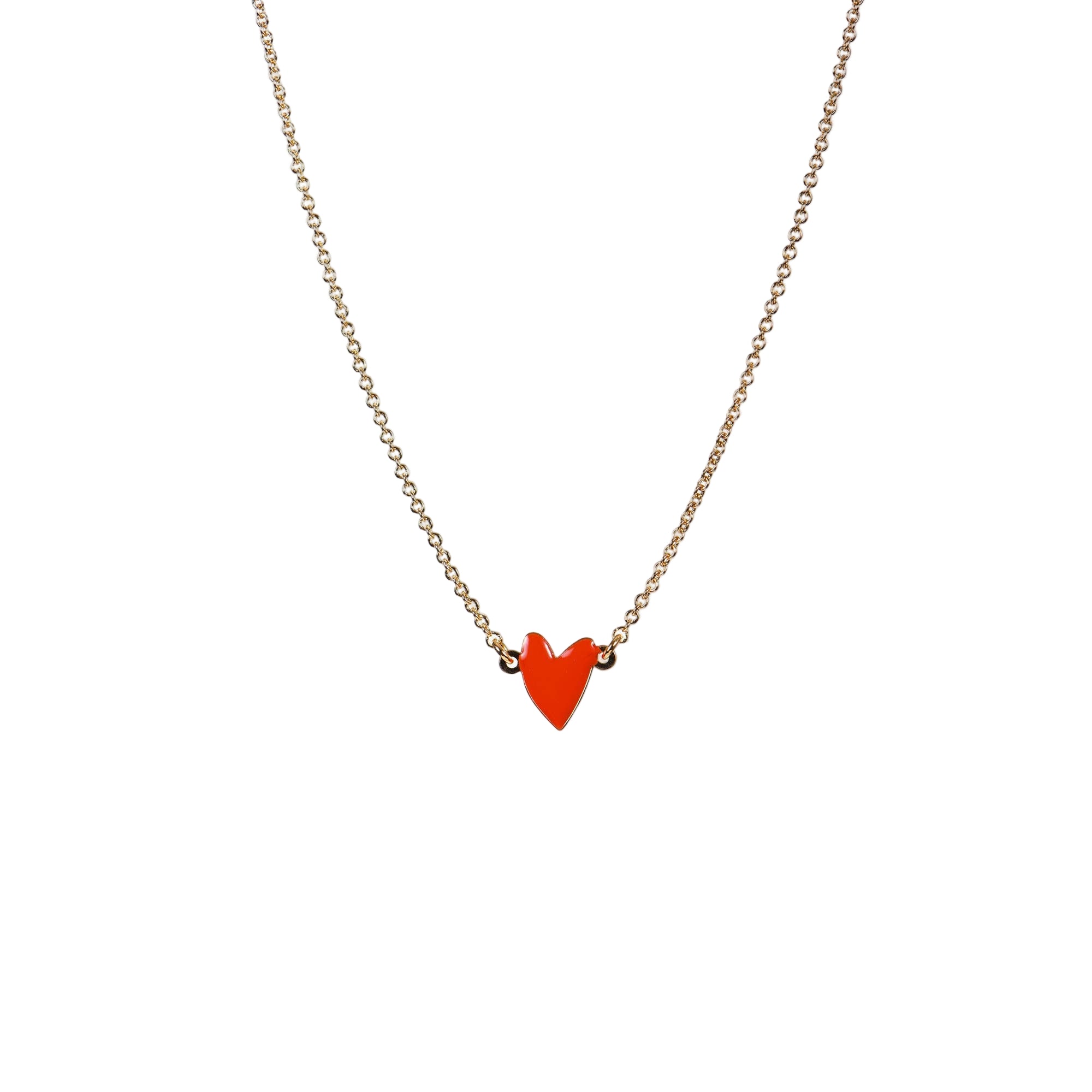 Collier CŒUR | or, rouge