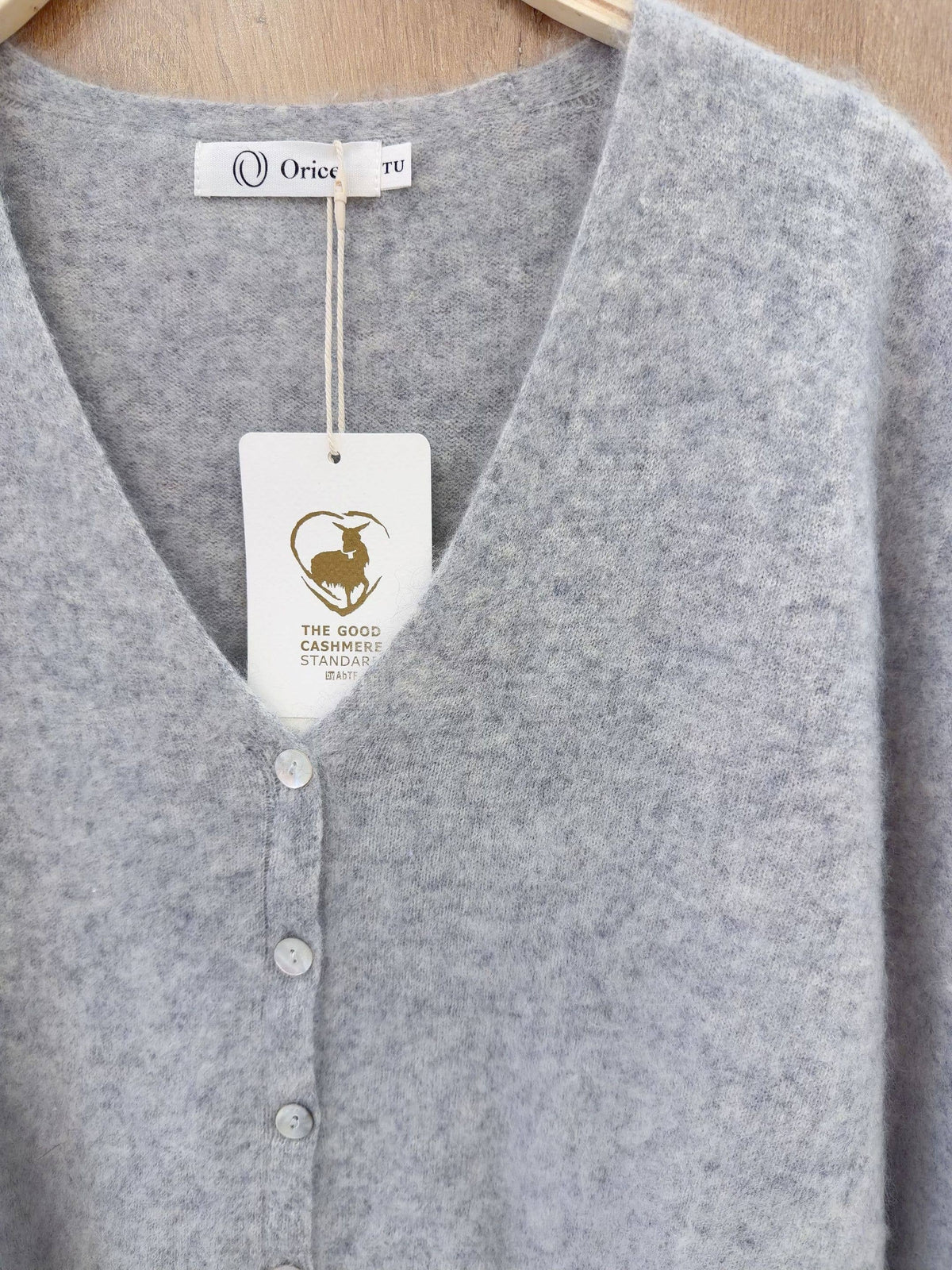 Cardigan aus Kaschmir | light grey