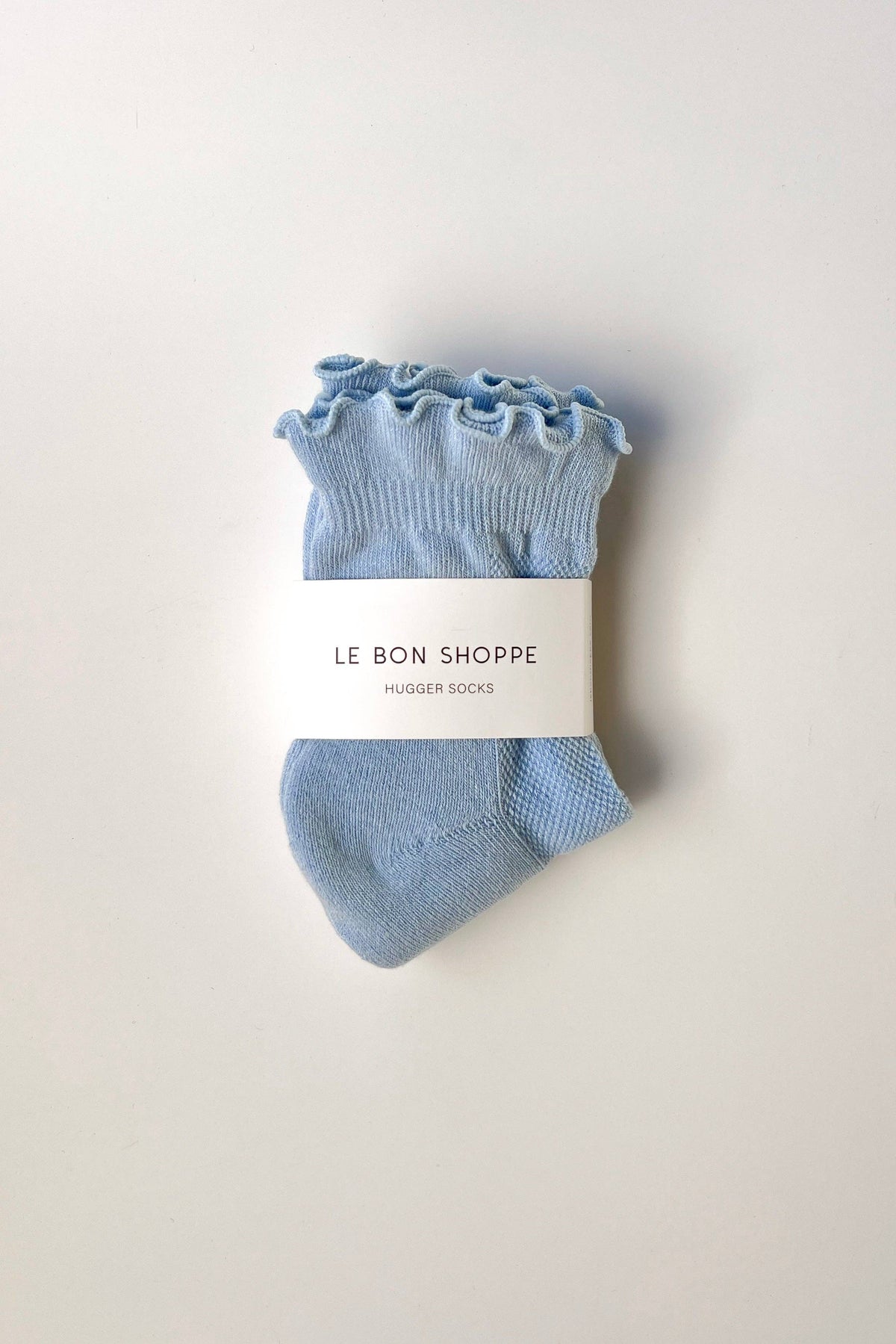 Rüschen-Hugger-Crew-Socken (Großhandel): HT. GREY / RED