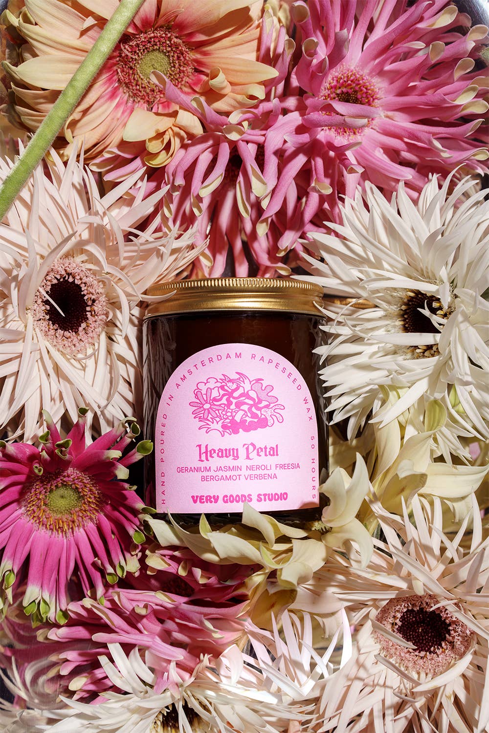 Scented Candle HEAVY PETAL | large
