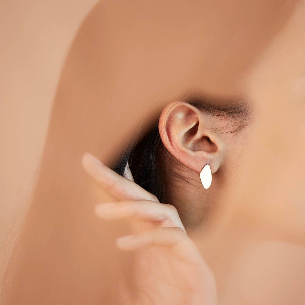 Set de 3 boucles d'oreilles | Noyer