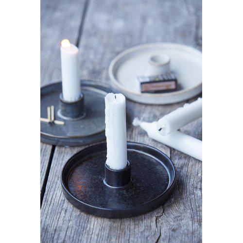 Candle Holder Isabelle | Anthracite