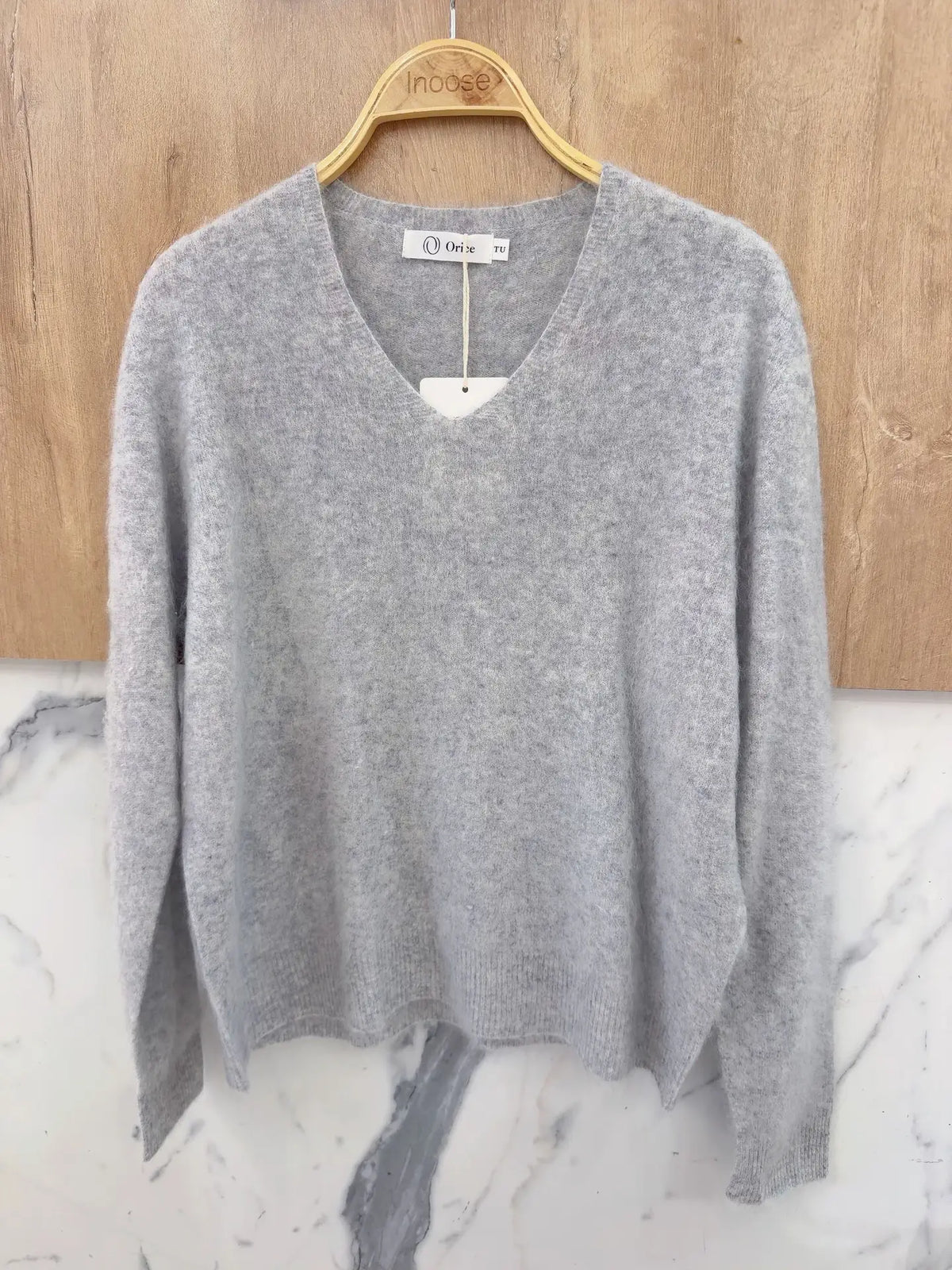 Pullover aus Kashmir | hellgrau
