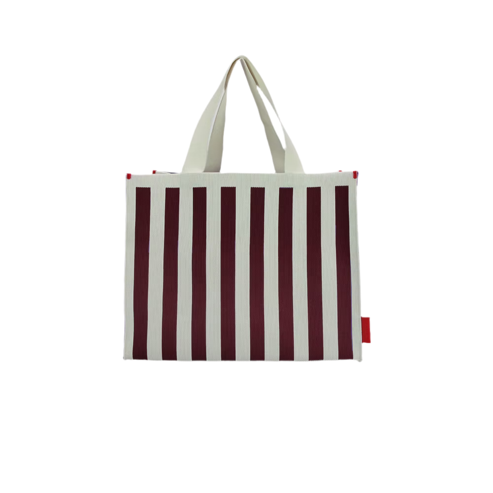 Shopper knitted Stripes | mist + fig