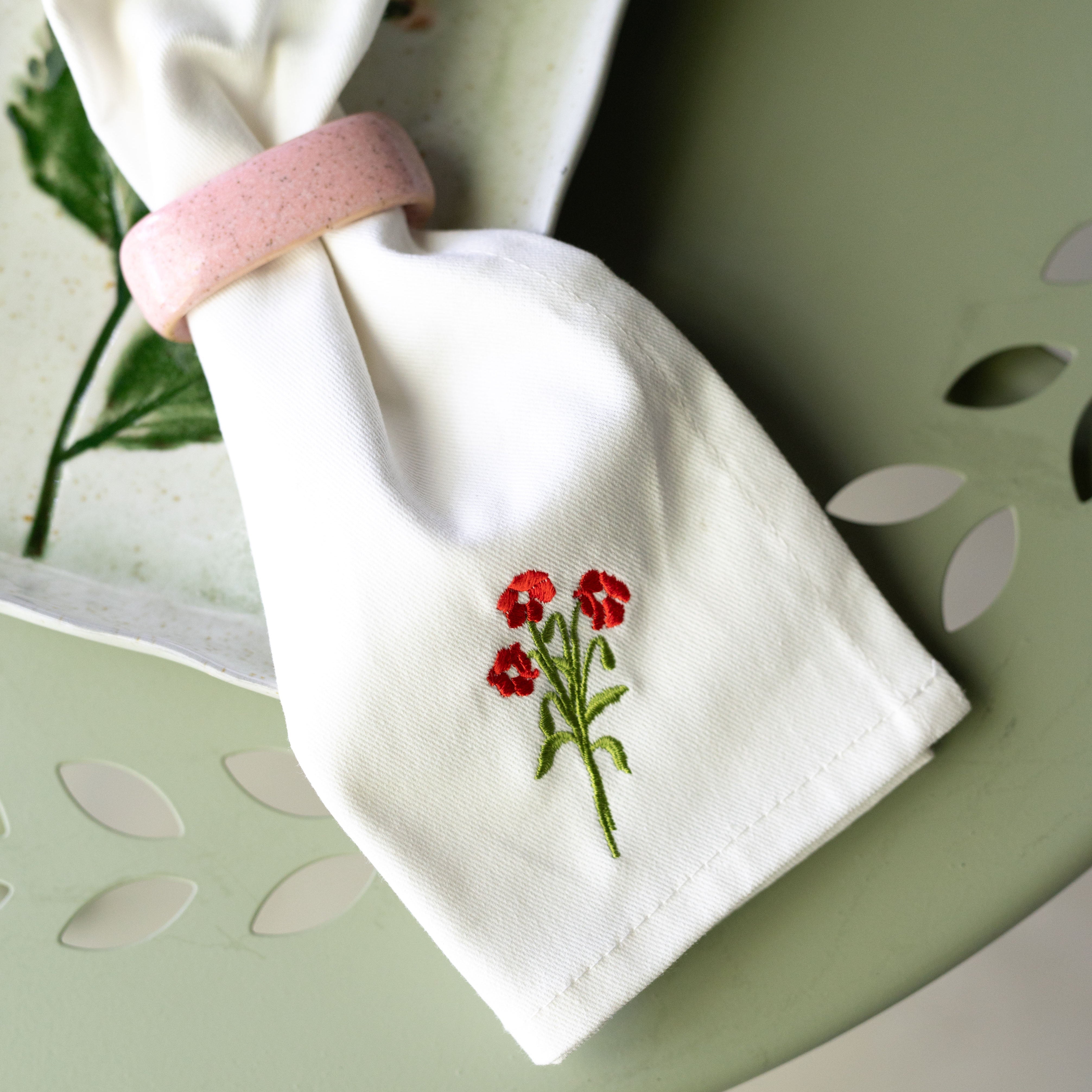 Cloth Napkins | Flowers