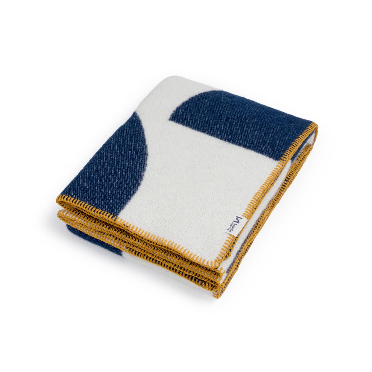 Couverture en laine 135x185cm | Déco marine