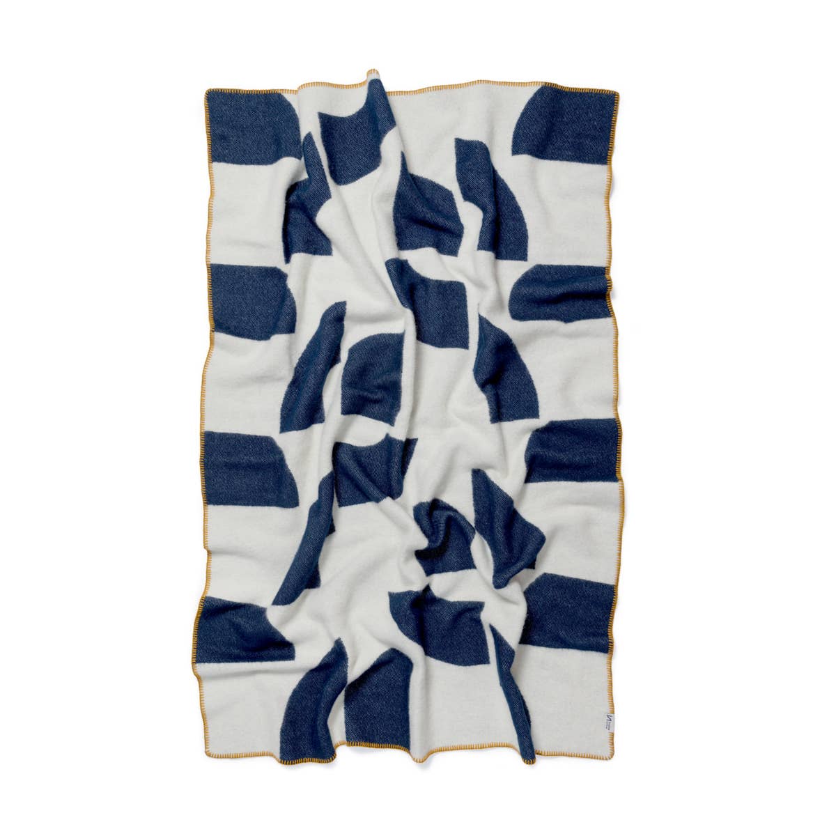 Couverture en laine 135x185cm | Déco marine