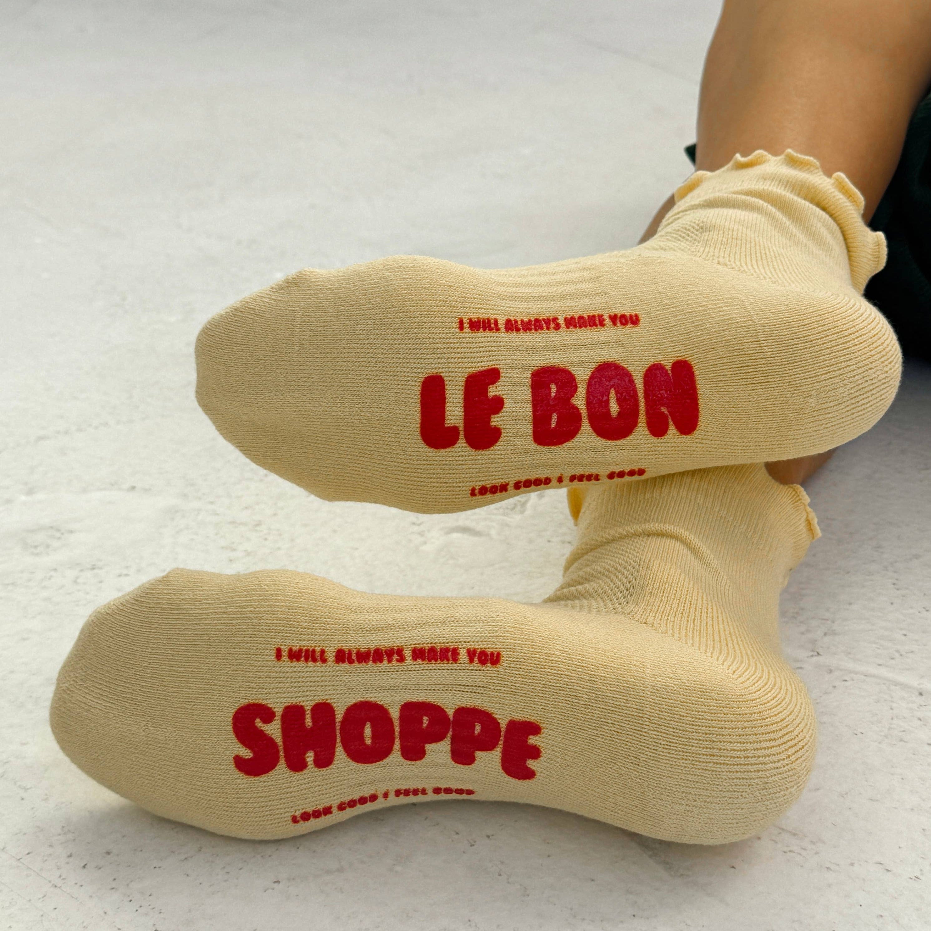 Hugger socks | banana