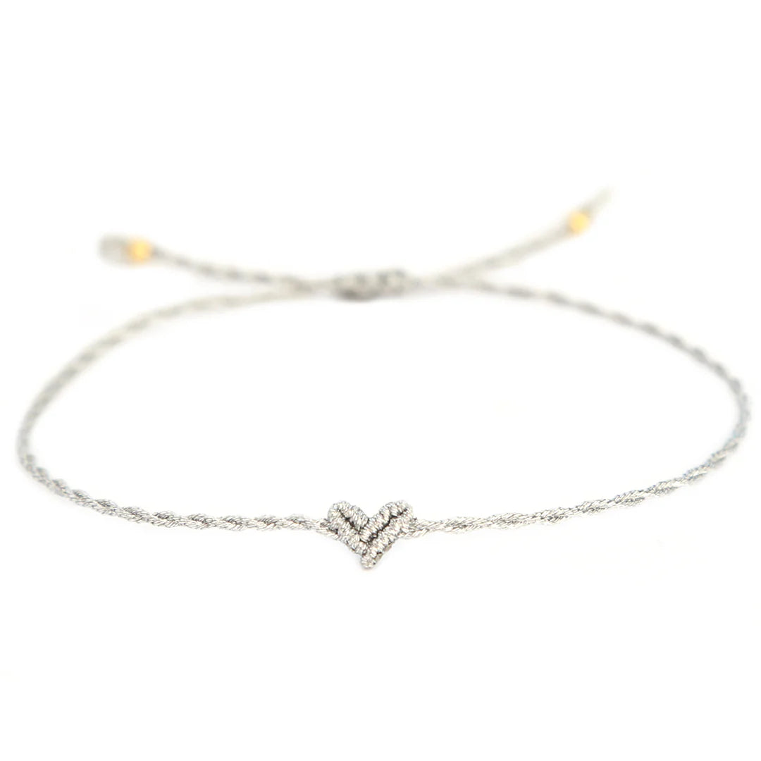 Bracelet Heart mini | Silver