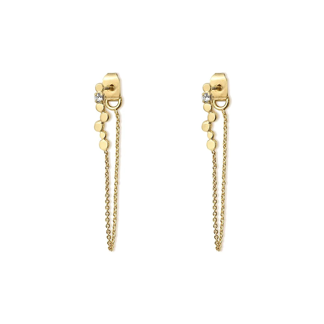 Boucles d'oreilles Félice | dorées