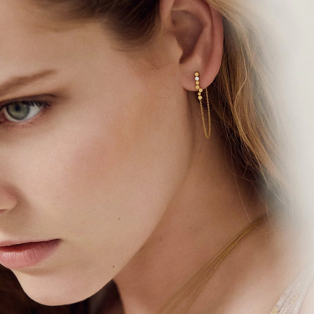 Boucles d'oreilles Félice | dorées