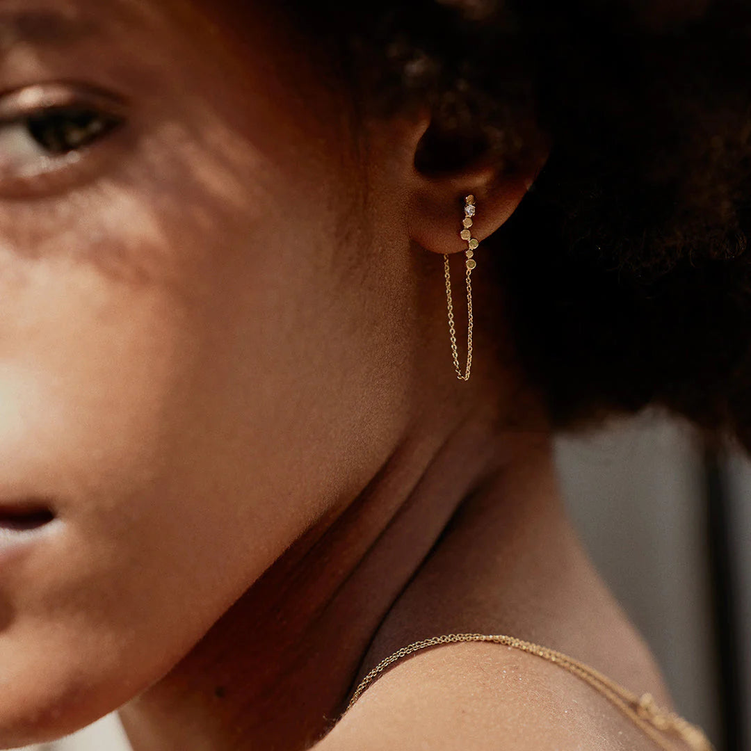 Boucles d'oreilles Félice | dorées