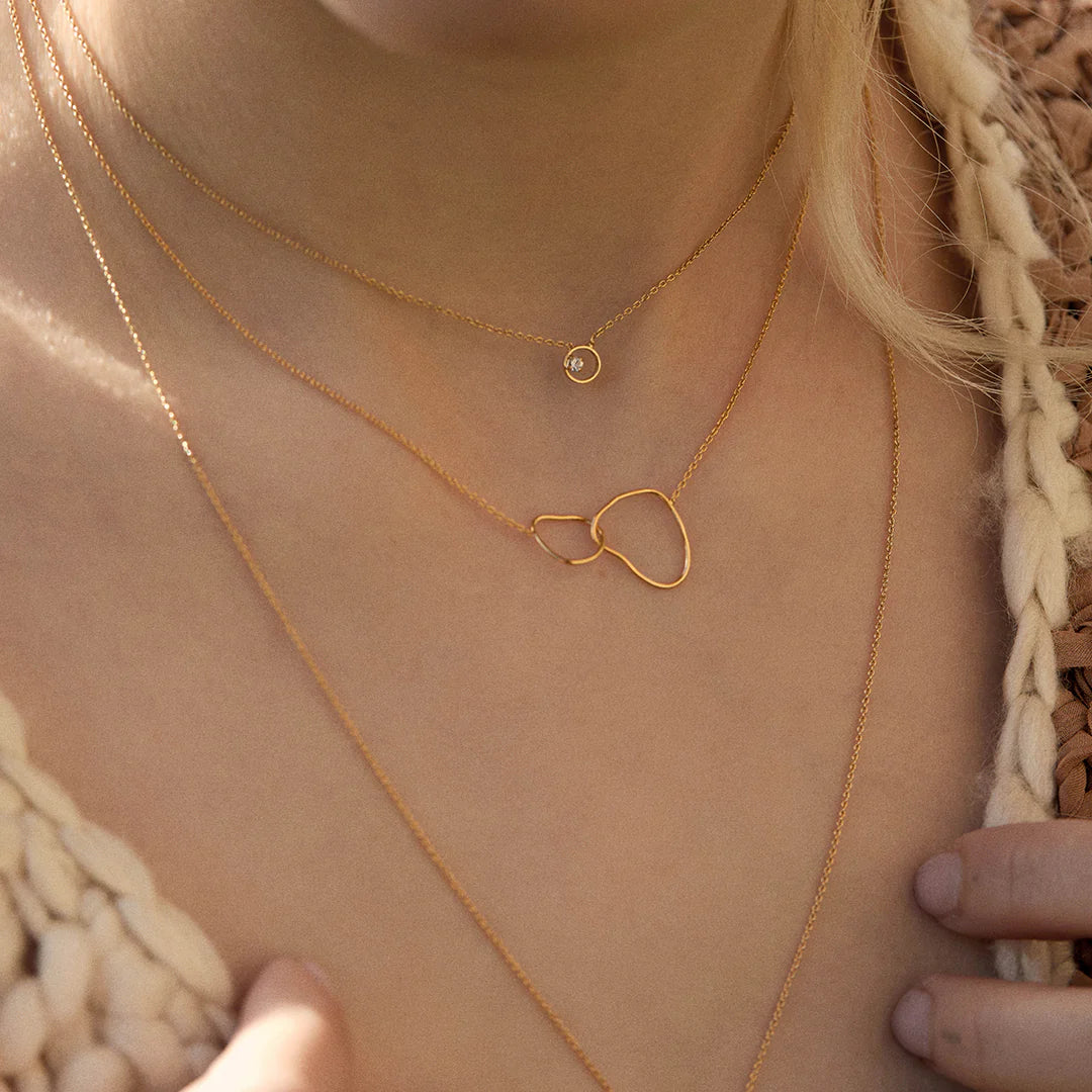Collier court Capucine | doré