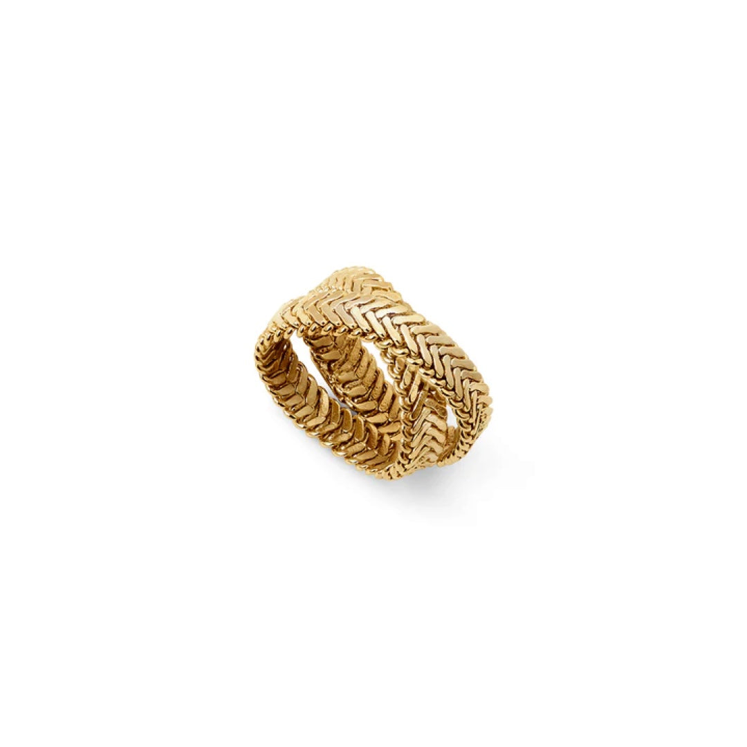 Bague Beluga or | trois tailles