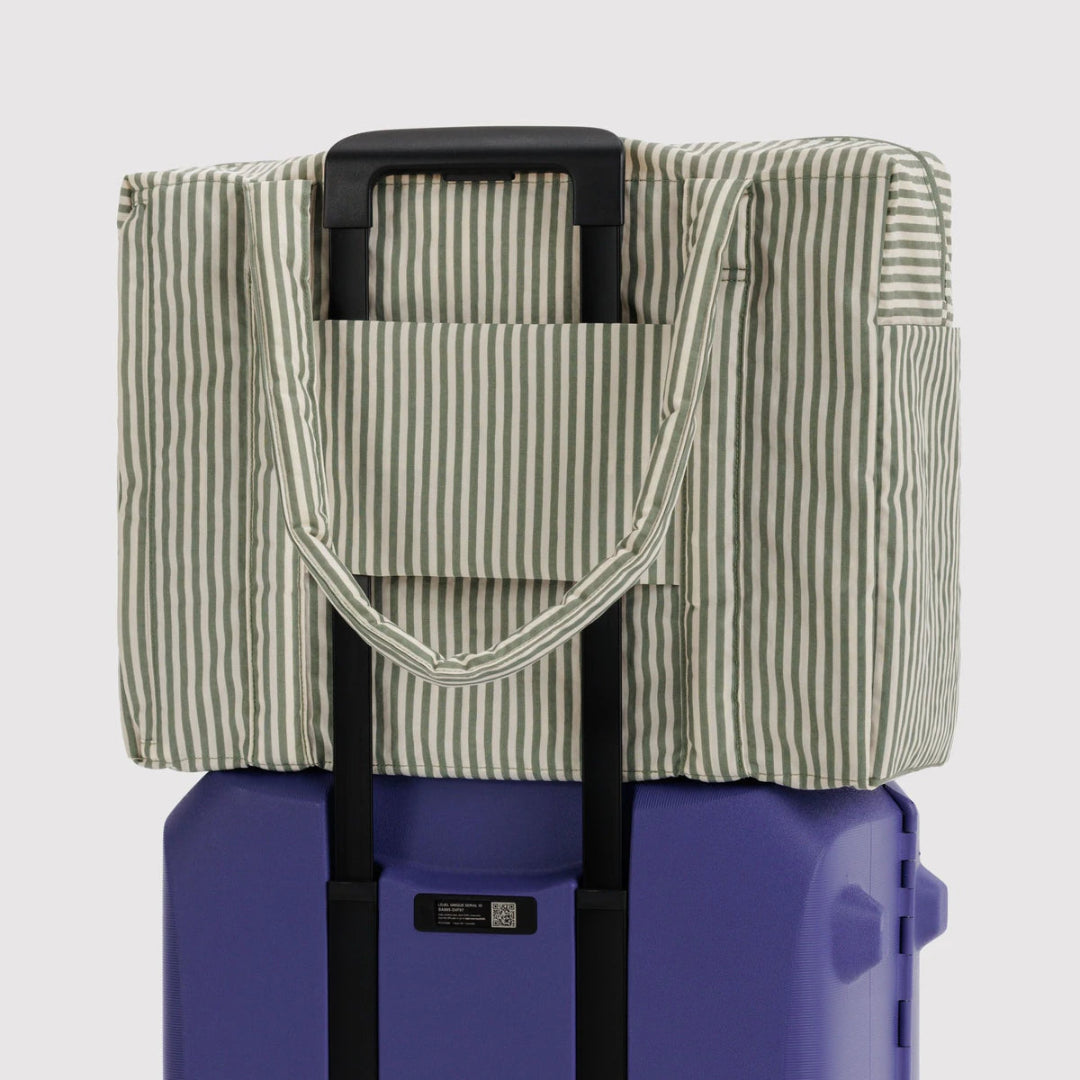 Carry on Cloud Bag | sage striped