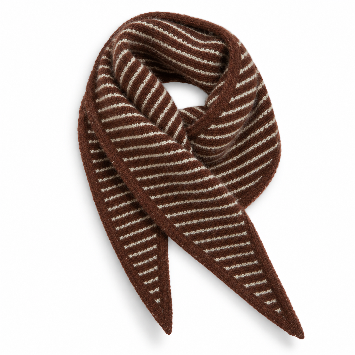 Schal Côtes Relief | chocolate