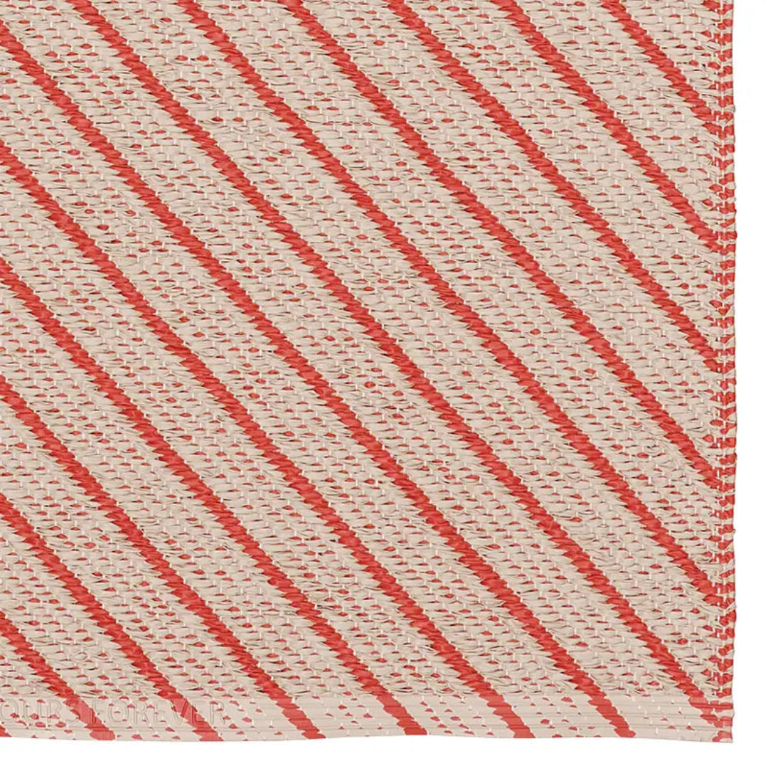 PET Outdoor Rug Ester | red