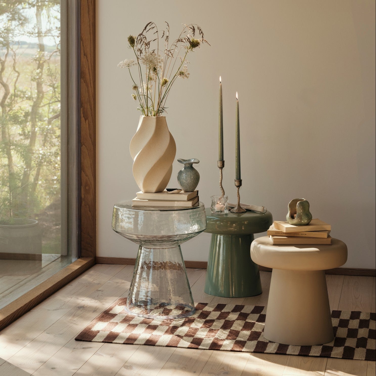 Vase Odette off-white matt | large