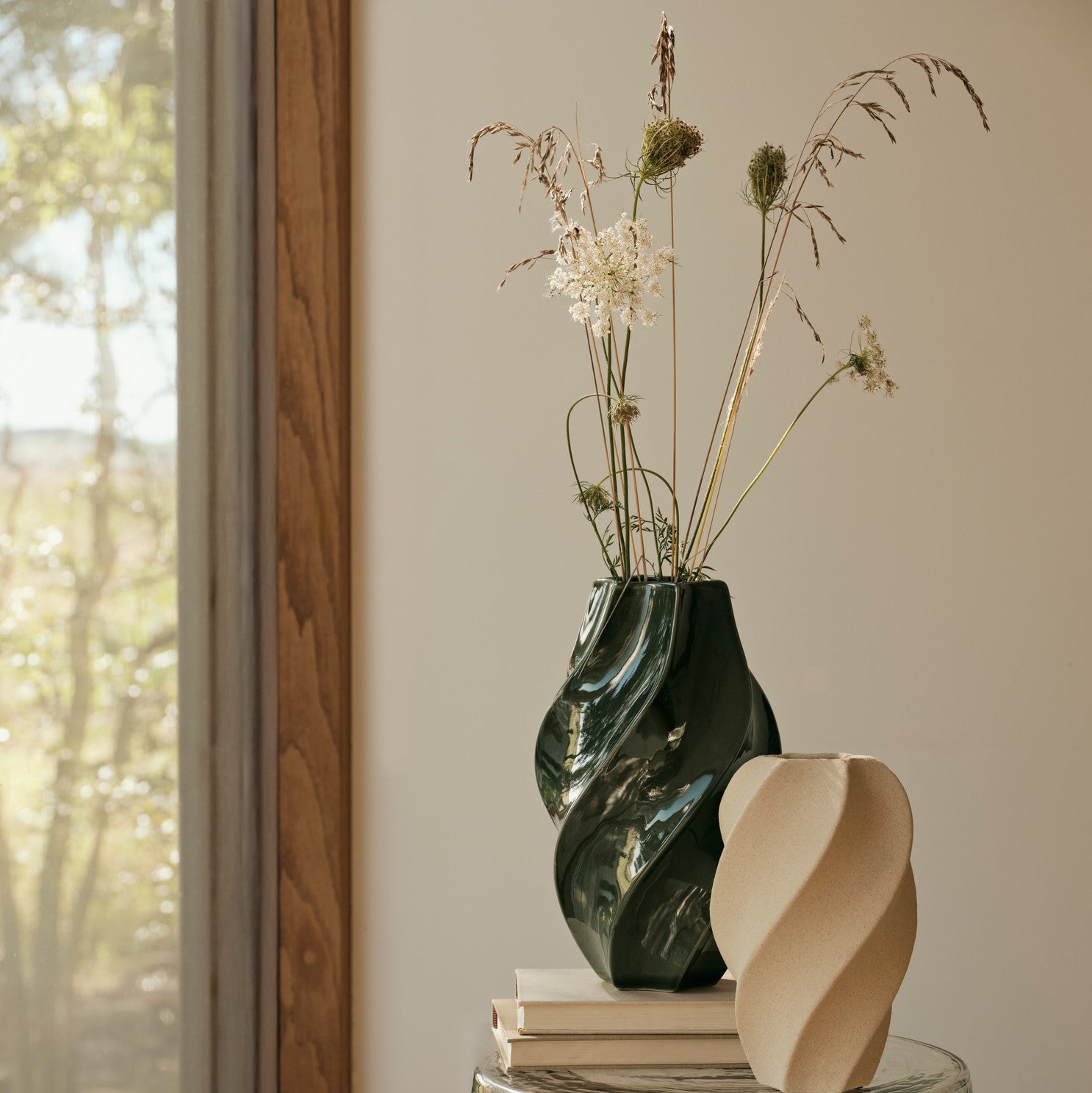 Vase Odette off-white matt | large
