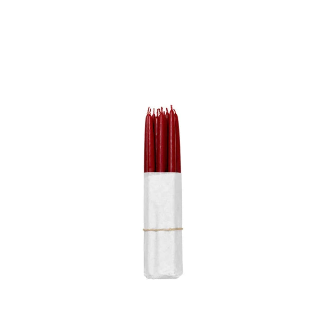 10er Set mini Kerzen | verschiedene Farben