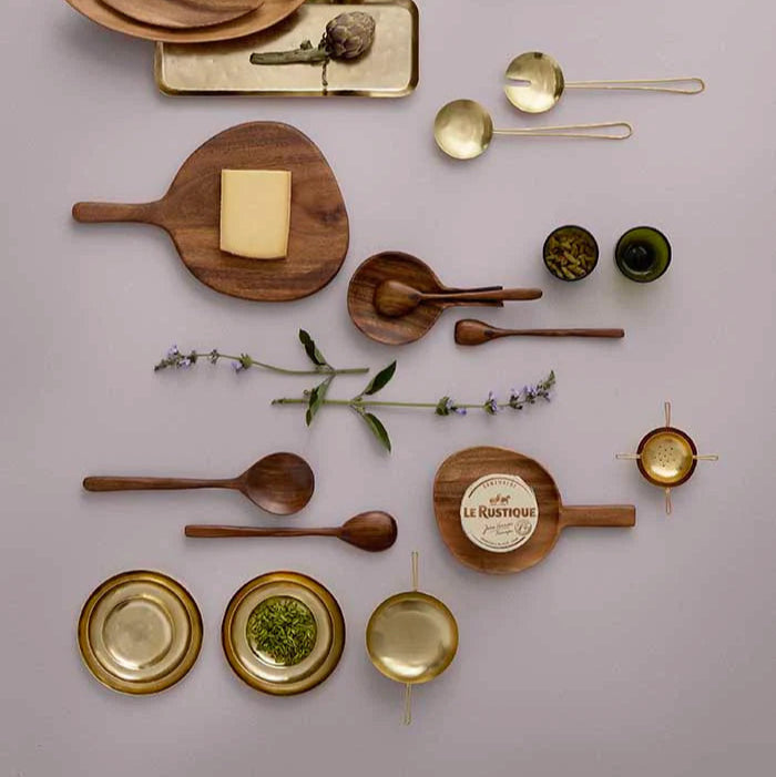 Brass Tray Ankit small | round