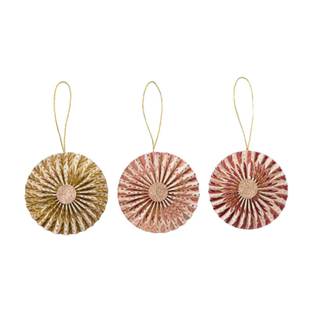 Ornements en papier Stella Rosetta S | vert