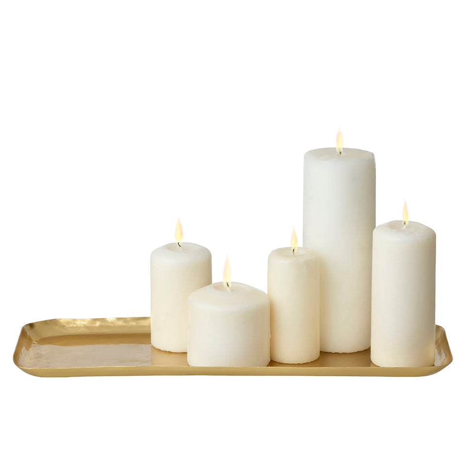 Plateau en laiton Ankit petit | rectangulaire