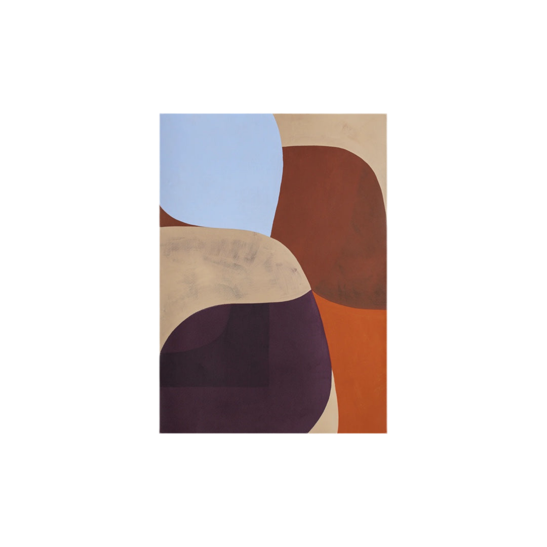 Affiche Formes peintes 02 / deux tailles