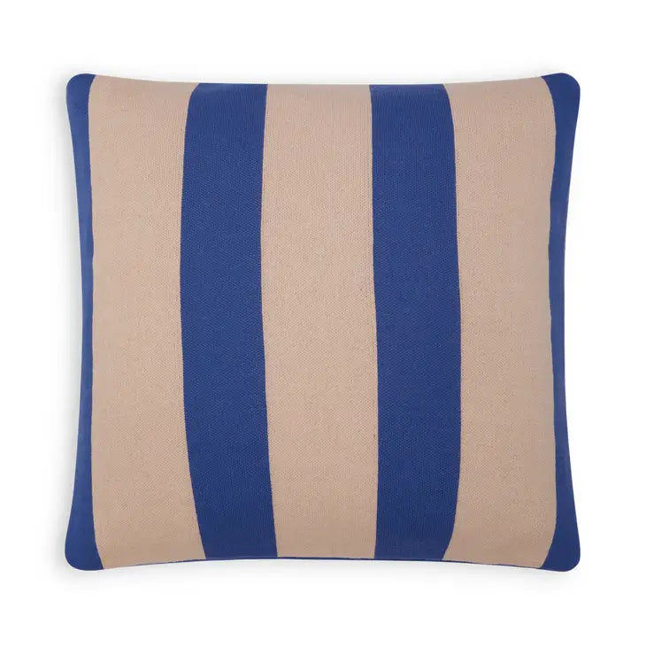 Cushion 50x50cm | striped blue