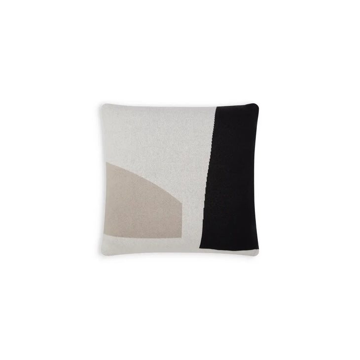 Pillow 50x50cm | Ilo cream, black & grey