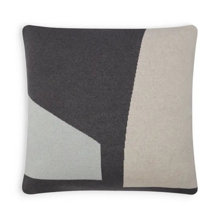 Cushion 50x50cm | Ilo anthracite, beige & grey
