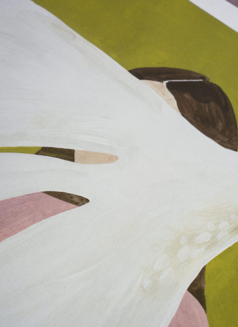 Art Print 50x70cm | Bird and Woman
