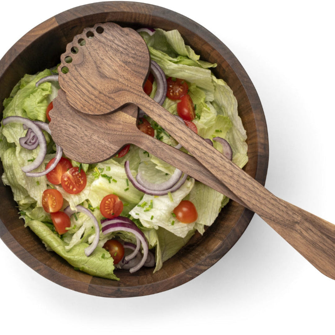 Salatbesteck | Walnussholz