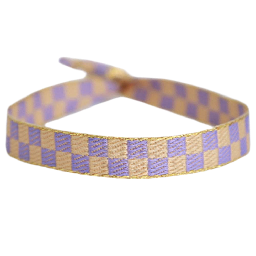 Bracelet tissé Pop Art | violet