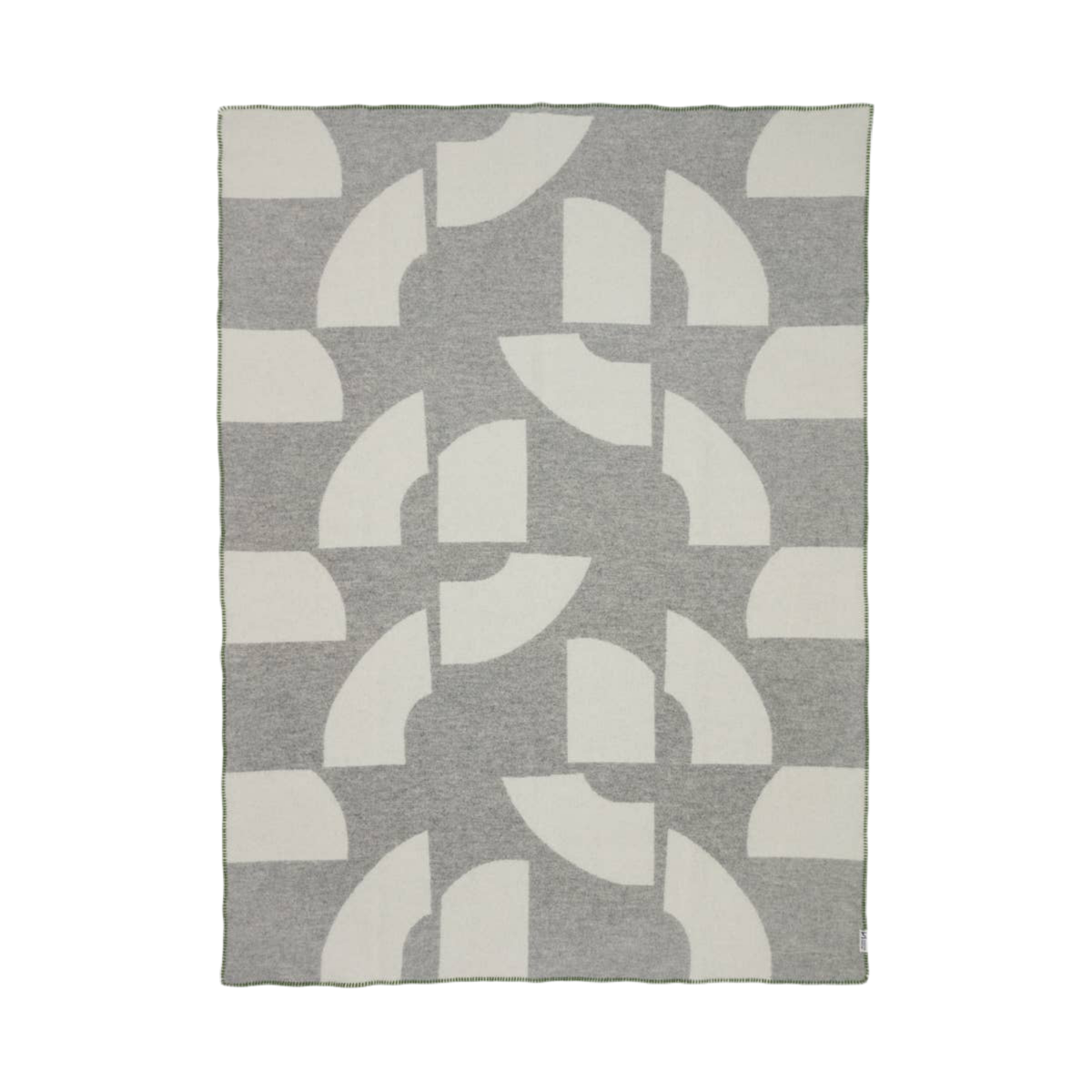 Couverture en laine 135x185cm | Déco grise