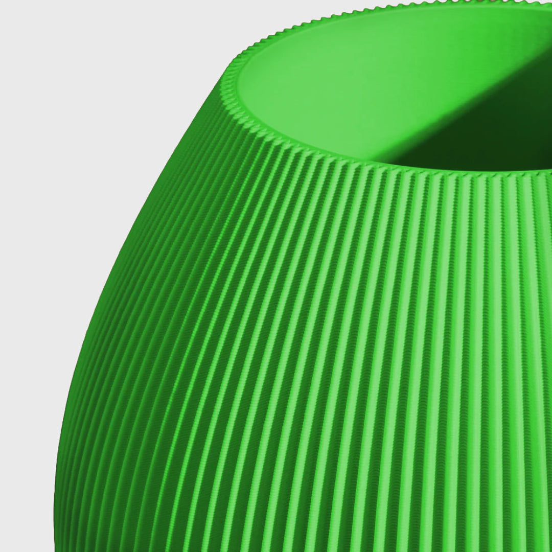 Vase rund 3D Druck M | grün