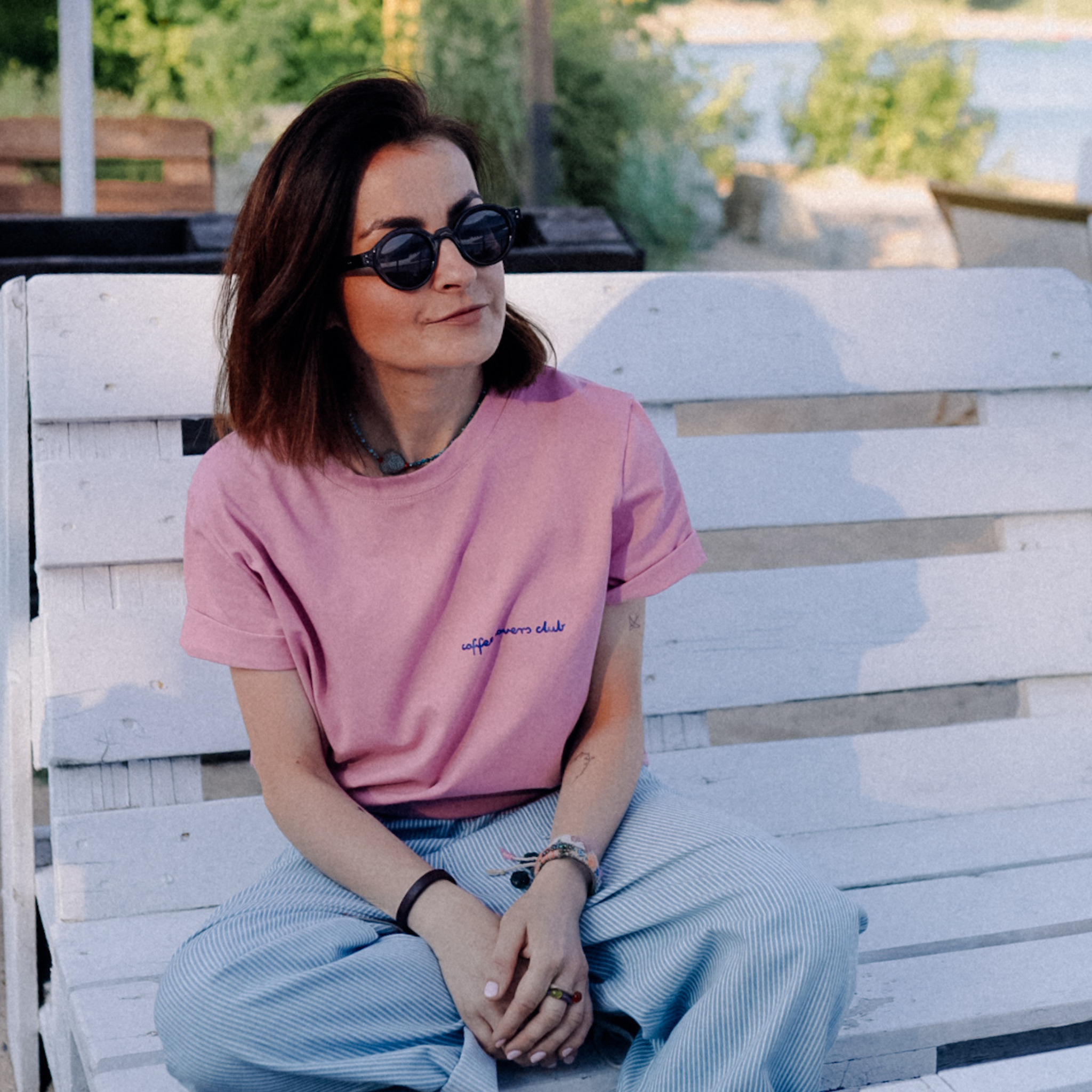 T-Shirt BIG COFFEE LOVER | rosa