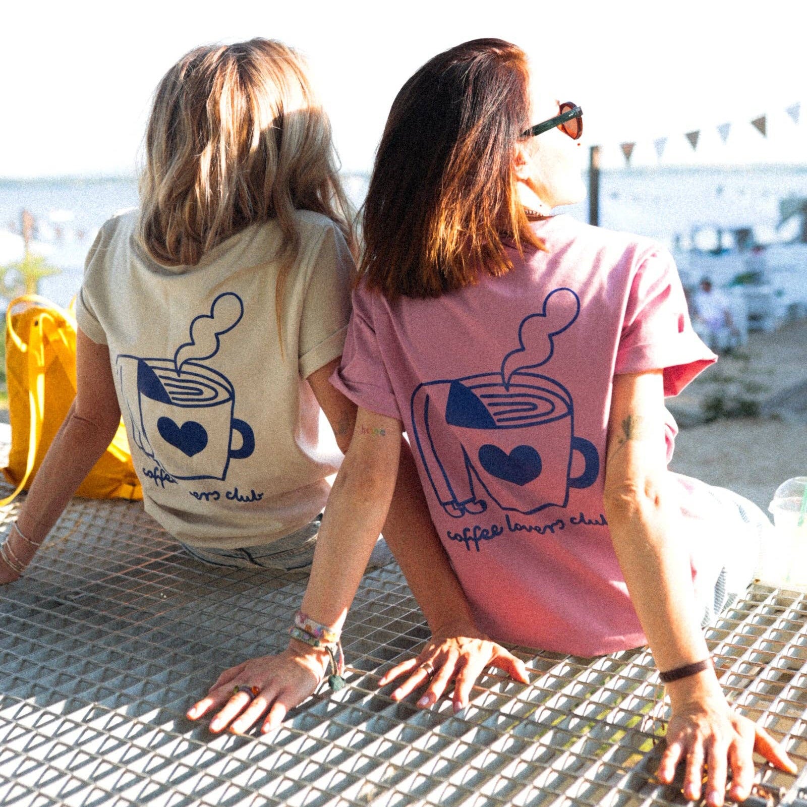 T-Shirt BIG COFFEE LOVER | rosa