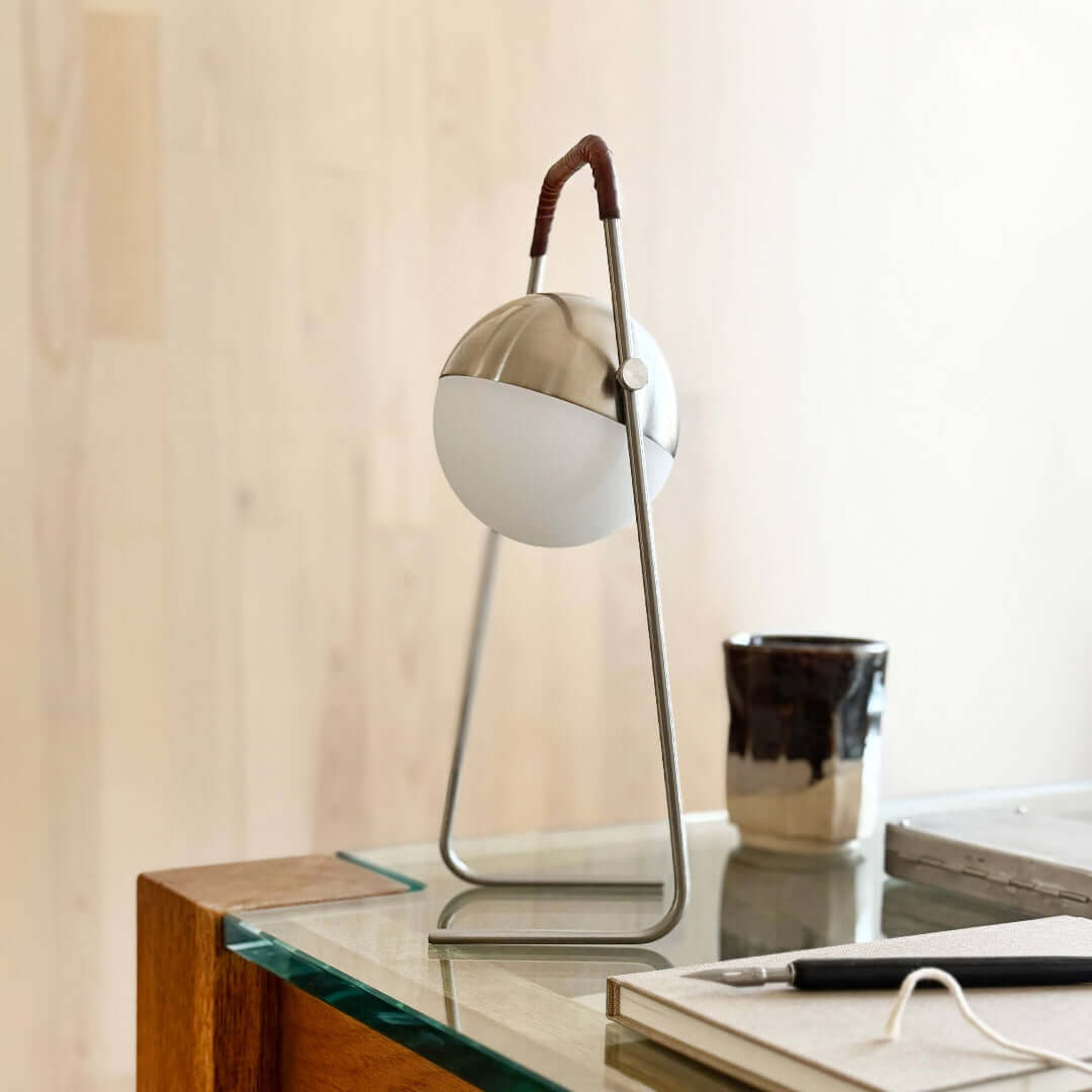 Lampe de table Mova rechargeable | marron