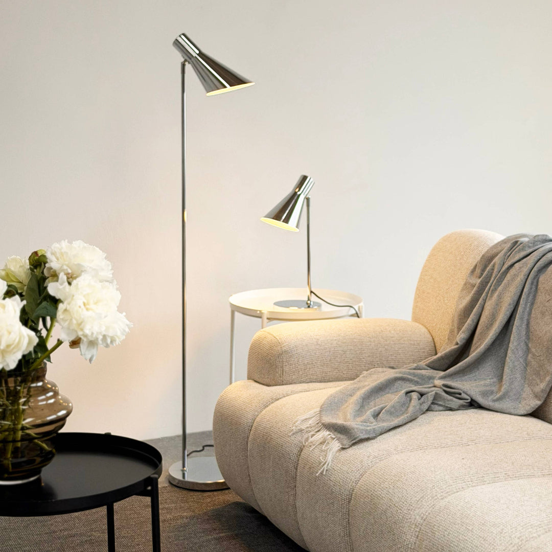 Stehlampe DL12 | chrom