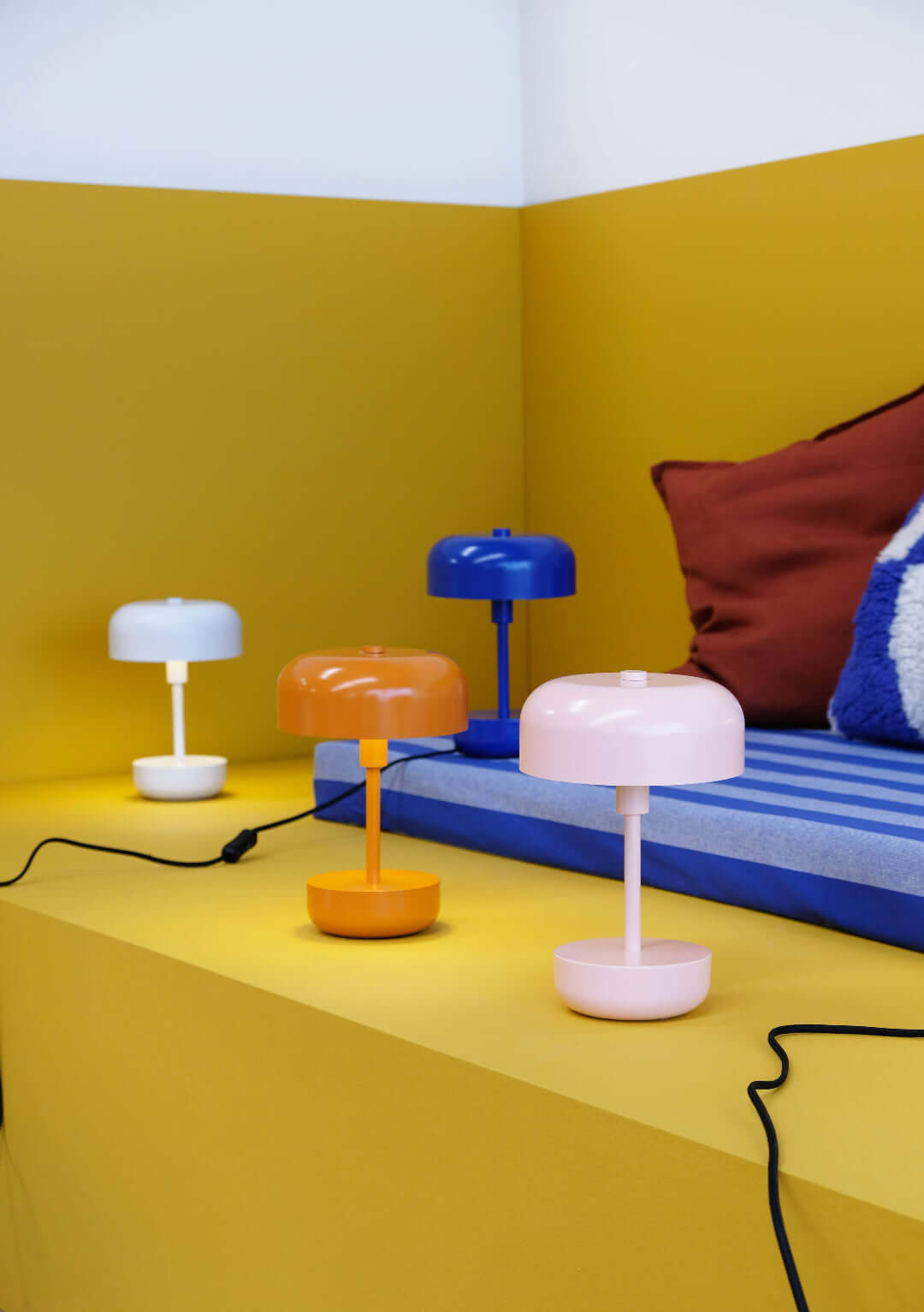 Lampe de table rechargeable Haipot | orange