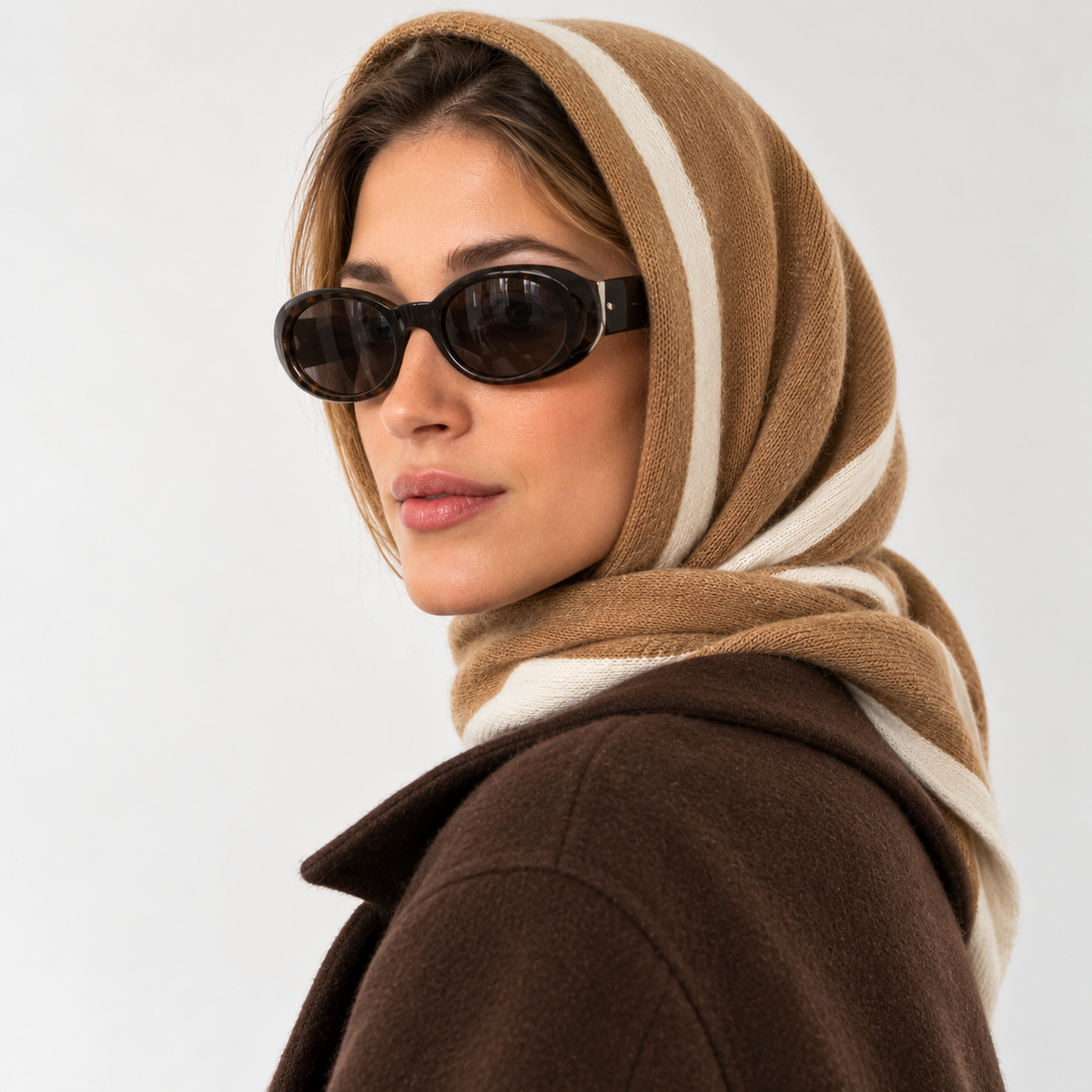 Sophie Scarf XXL Kaschmir Mix | camel