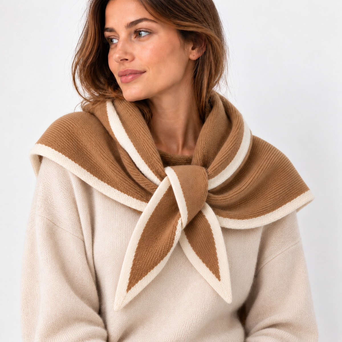 Sophie Scarf XXL Kaschmir Mix | camel