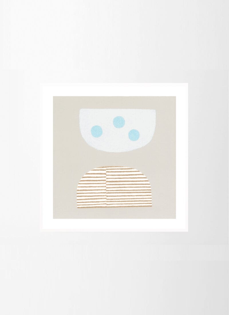 Impression d'art 50x50cm | Œufs bleus