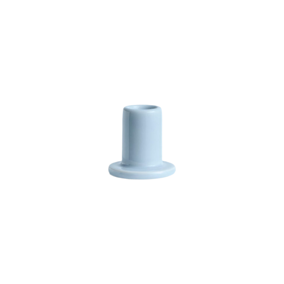 Candle Holder Tube (S) | pale blue