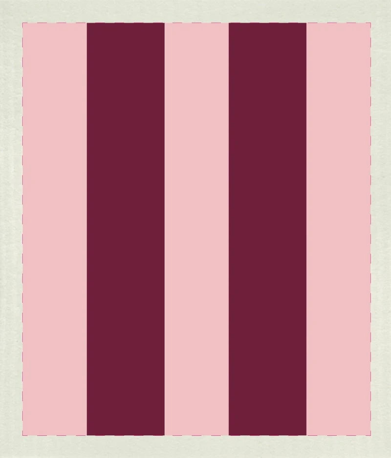 Schwammtuch Strkpes Love | rose & bordeaux