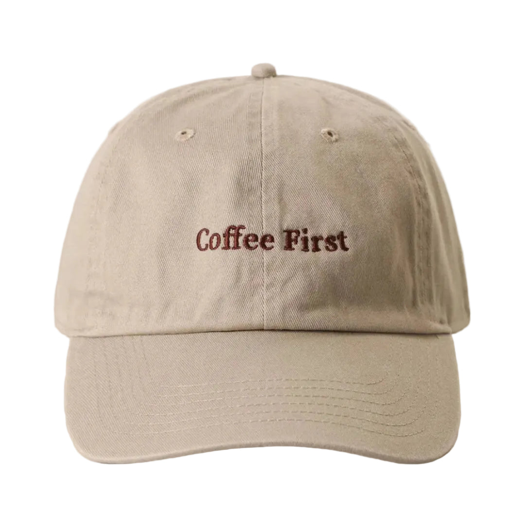 Baseballcap Coffee First | beige