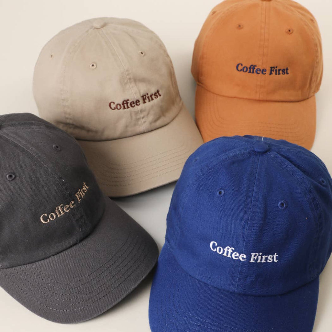 Baseballcap Coffee First | beige
