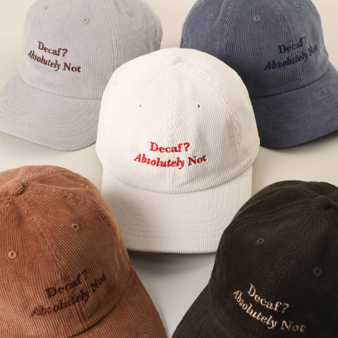 Baseballcap Decaf Absolutely Not | dunkel olive